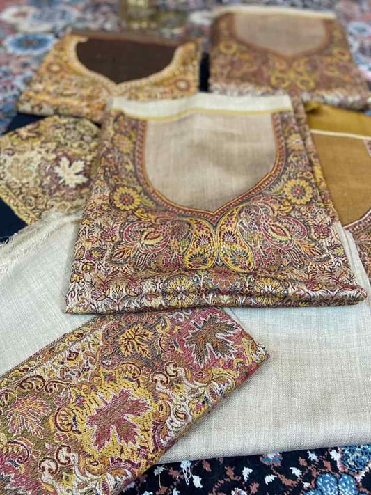 Chashm-e-Bulbul Collection: Luxurious Pashmina 3-Piece Suits